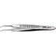 MILTEX GRAEFE Eye Dressing Forceps, 2-3/4" (7 cm), curved, serrated. MFID: 18-818