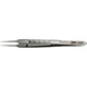 MILTEX BONN Micro Suturing Forceps, 3-3/4" (9.5 cm), 1 X 2 teeth, 0.12 mm, tying platform. MFID: 18-836
