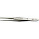 MILTEX Strabismus Forceps, 4" (10.2 cm), 1 mm wide tips with 1 X 2 teeth. MFID: 18-840