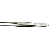 MILTEX Strabismus Forceps, 4" (10.2 cm), 1 mm wide tips with 1 X 2 teeth. MFID: 18-840