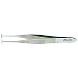 MILTEX GREEN Fixation Forceps, 4" (10.2 cm), T-Shape, 5 mm jaws, 8 X 9 teeth. MFID: 18-897