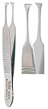 MILTEX HARMON Fixation Forceps, 3" (7.6 cm), delicate, 4 X 5 teeth, 2.5 mm wide jaws. MFID: 18-916