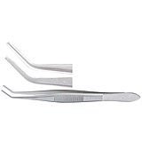 MILTEX NUGENT Utility Forceps, 4-1/4" (10.8 cm), smooth tips, 1 X 2 mm wide. MFID: 18-956