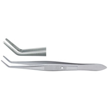 MILTEX NUGENT Utility Forceps, 4-1/4" (10.8 cm), cross-serrated tips, 1.2 mm wide. MFID: 18-958