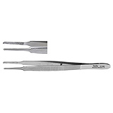 MILTEX MCCULLOUGH Suturing Forceps, 4" (10.2 cm), cross-serrated jaws 1.5 mm wide with 1 X 2 teeth. MFID: 18-966