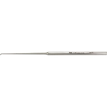 MILTEX ROSEN Knife Curette, 5-7/8" (150.5mm) Length, Small Blade, 2mm diameter, angled up 45 degrees, octagonal handle. MFID: 19-505
