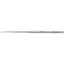MILTEX ROSEN Knife Curette, 5-7/8" (150.5mm) Length, Large Blade, 2.6mm dimeter, angled up 45 degrees, octagonal handle. MFID: 19-506