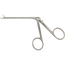 MILTEX BELLUCCI Ear Forceps, 2-61/64" (7.5 cm) shaft, serrated jaws 8 mm. MFID: 19-2115