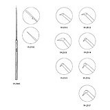 MILTEX HOUSE Oval Pick, 6-1/4" (157mm), 0.33mm Long, Angled 30 deg, Malleable Shaft. MFID: 19-2512