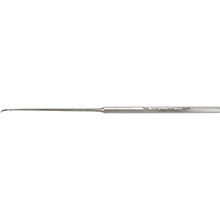 MILTEX HOUSE Tympanoplasty Knife, 6-1/4" (157mm), 7mm curved blade, Octagonal Handle. MFID: 19-2522