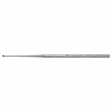 MILTEX BUCK Ear Curette, 6-1/2" (16.5 cm), angled, sharp, size 2. MFID: 19-276