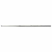 MILTEX BUCK Ear Curette, 6-1/2" (16.5 cm), angled, sharp, size 3. MFID: 19-278