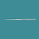 MILTEX BUCK Ear Curette, 6-1/2" (16.5 cm), straight, blunt, size 00. MFID: 19-280