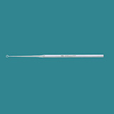 MILTEX BUCK Ear Curette, 6-1/2" (16.5 cm), straight, blunt, size 3. MFID: 19-288