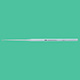 MILTEX BUCK Ear Curette, 6-1/2" (16.5 cm), angled, blunt, size 3. MFID: 19-298