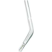 MILTEX WILDE Ear Forceps, 5 1/4" (13.3cm) cross action, angular with serrated tips. MFID: 19-356