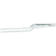 MILTEX JANSEN Ear Forceps, 6-1/4" (15.9 cm), bayonet shape, very delicate with 2 mm wide serrated tips. MFID: 19-371