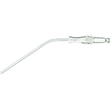 MILTEX FRAZIER Suction Tube, 7" (175mm), 6 French, 2mm, with finger cut-off, angled. MFID: 19-570
