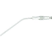 MILTEX FRAZIER Suction Tube, 7" (175mm), 9 French, 3mm, with finger cut-off, angled. MFID: 19-574