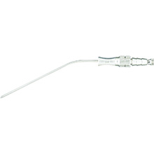 MILTEX FRAZIER Suction Tube, 7" (175mm), 10 French, 3.3mm, with finger cut-off, angled. MFID: 19-575