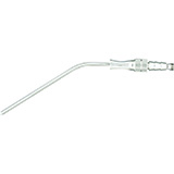 MILTEX FRAZIER Suction Tube, 7" (175mm), 11 French, 3.5mm, with finger cut-off, angled. MFID: 19-576