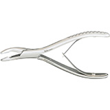 MILTEX HARTMAN Mastoid Rongeur 5 3/4" (14.6cm), strong curve. MFID: 19-804