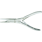 MILTEX RUSKIN Rongeur, double action, 6" (15.2 cm) long, straight 3 mm bite jaws. MFID: 19-848