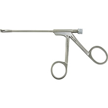 MILTEX Ostrum Antrum Punch-Backbiter - bite, 3-5/8" (9.2 cm) shaft, 2.5 X 7 mm bite, left luer lock port/cleaning. MFID: 20-1036