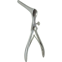 MILTEX KILLIAN Septum Speculum, 6" (15.2 cm), 3-1/2" (8.9 cm) blades, with set screw. MFID: 20-32