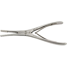 MILTEX WRIGHT-RUBIN Septum Morselizer Forceps with Guard, straight, 7-5/8" (19.4 cm) overall length. MFID: 20-550