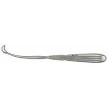 MILTEX Reverse Curve Adenoid Curette, 8-2/3 15/16" (20.8 cm), size 4, 19 mm blade. MFID: 20-814