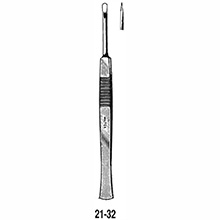 MILTEX COTTLE Nasal Knife, 5-1/2", straight blade, 4 mm wide. MFID: 21-32