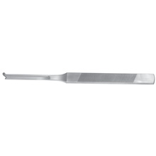 MILTEX SILVER Osteotome, single guard, 7" (17.8 cm), left. MFID: 21-229