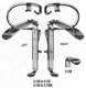 MILTEX Blades for DAVIS or MCIVOR Mouth Gags, 5-3/8" (136mm), size No. 3, 3-1/8" X 1" (80mm X 24mm), tongue blade with ether tube. MFID: 2-134A
