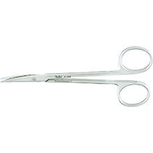 MILTEX LITTLER Suture Carrying Scissors, 4-5/8" (11.8 cm), suture hole In blades, curved. MFID: 21-536