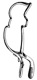 MILTEX JENNINGS Mouth Gag, adult size, 6" (15.2 cm), wide. MFID: 2-160