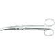 MILTEX Saberback Rhytidectomy Scissors, 6-1/2" (16.5 cm), curved with semi-sharp outer edges used for dissection. MFID: 21-605