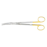 MILTEX Gorney Face Lift Scissors, Saber-Back, Tungsten Carbide, Curved, 1 Serrated Blade, Length= 7-1/2" (191 mm). MFID: 21-608TC