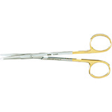 MILTEX Kaye Rhytidectomy (Face Lift) Scissors, Tungsten Carbide, Curved, 5-3/4". MFID: 21-740TC