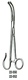 MILTEX WHITE Tonsil Seizing Forceps, 9-1/4" (235mm), Curved, One Open Ring. MFID: 22-552