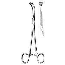 MILTEX COLVER Tonsil Seizing Forceps, 7-1/2" (190mm) One Open Ring, Straight. MFID: 22-556