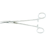 MILTEX SCHNIDT Tonsil Hemostatic Forceps 7-1/2", Half Curved, Closed Rings. MFID: 22-662