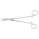 MILTEX SAWTELL Tonsil Hemostat Forceps, 7-1/2" (19.1 cm), full curve, closed rings. MFID: 22-668