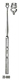 MILTEX LEWIS Tonsil Screw, 7-3/4" (19.7 cm), two sharp points, small size. MFID: 22-900