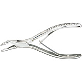 MILTEX Oral Surgery Rongeur 6 1/2" (16.5cm) No. 1 Pattern, strong curved beaks. MFID: 22D-432