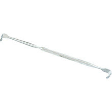 MILTEX LUKENS Trachea Retractor, 6-3/4" (17.1 cm), 10 mm wide double ended, curved & 7 mm wide angular blades. MFID: 23-1047