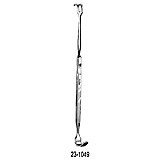 MILTEX JACKSON Trachea Retractor, 6-3/4", Double-Ended, Blunt Prongs and Solid Blade. MFID: 23-1049