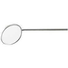 MILTEX Laryngeal Mirror Only (No Handle), boilable, threaded stem, size 7, 28 mm diameter. MFID: 23-46-7
