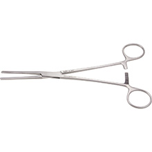 MILTEX GLOVER Patent Ductus Forceps, 8-1/4" (207mm), straight, jaw length 1-1/4" (32mm). MFID: 24-1000