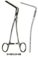 MILTEX DEBAKEY Multipurpose Clamp, 90 degree angle, 9" (22.9 cm), 4 cm jaws. MFID: 24-1650